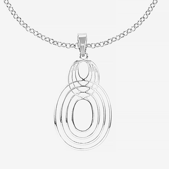 Liz Claiborne Open Work Pendant Necklace And Drop Earring Womens 2-pc. Jewelry Set