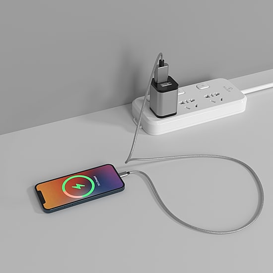 Chargeworx 3 Lightning Connector Dual Usb Charger
