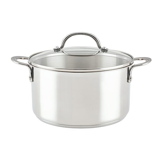 Rachael Ray Stainless Steel 6-qt. Stockpot
