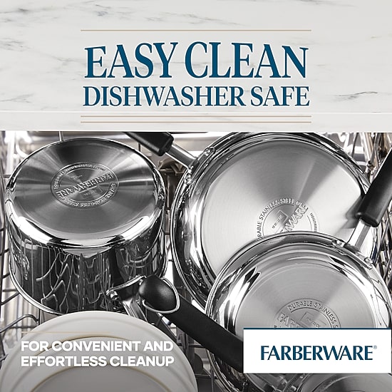 Farberware Brilliance Stainless Steel 10-pc. Cookware Set