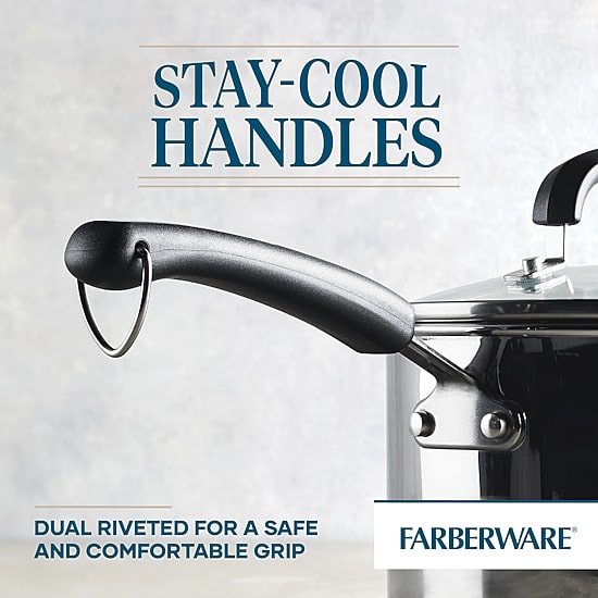Farberware Brilliance Stainless Steel 10-pc. Cookware Set