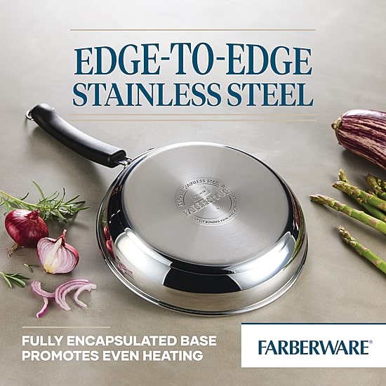 Farberware Brilliance Stainless Steel 10-pc. Cookware Set