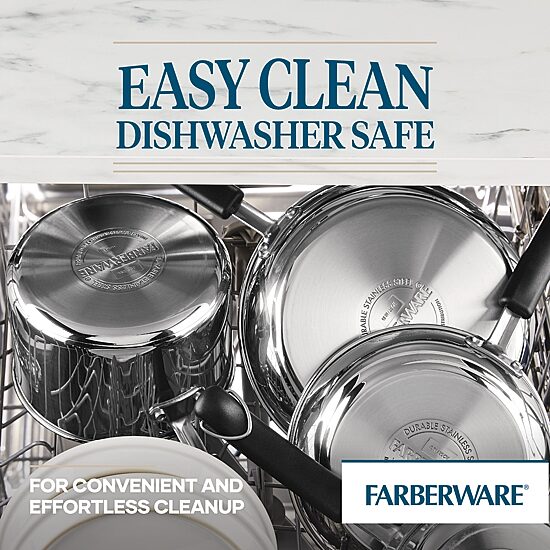 Farberware Brilliance Stainless Steel 12.25" Frying Pan