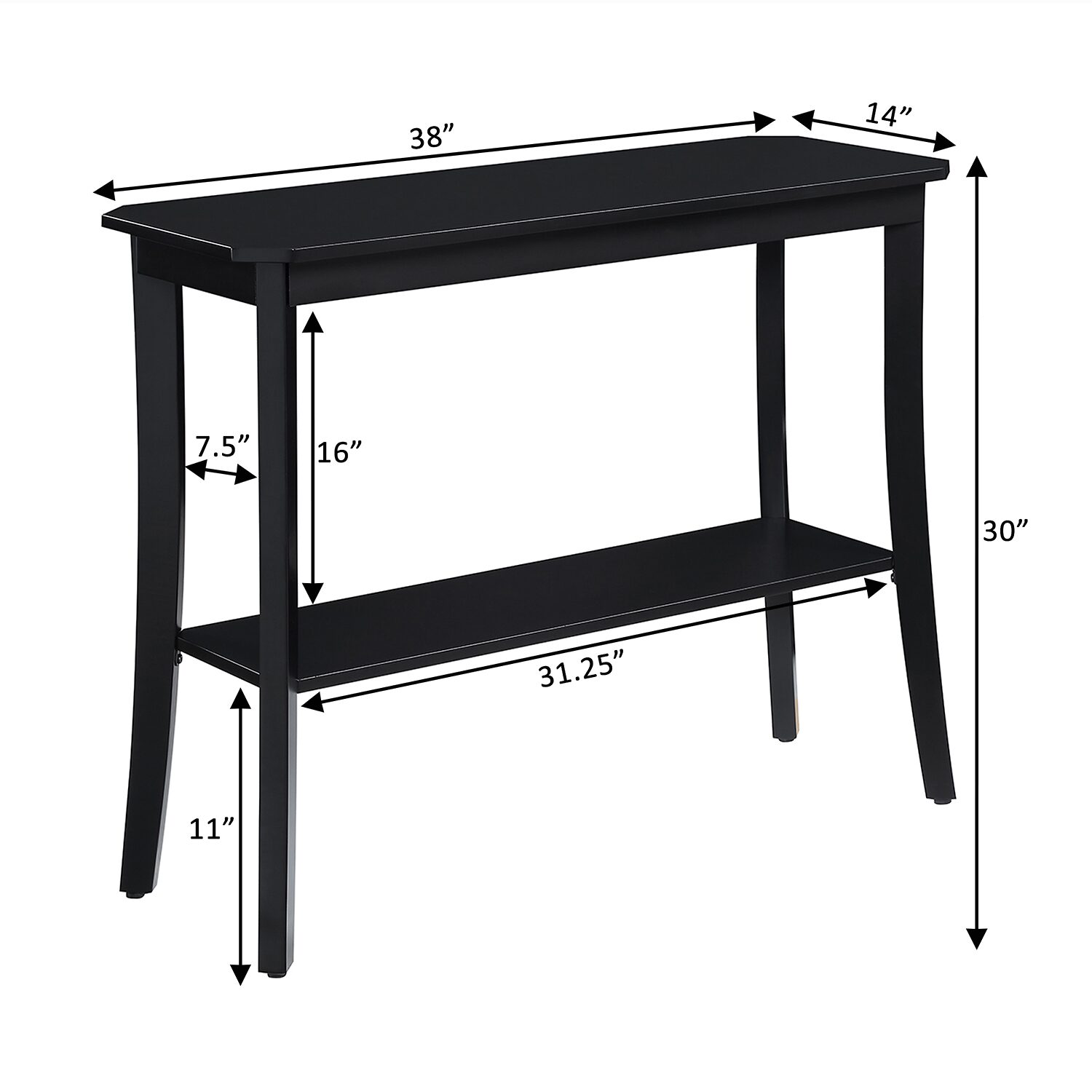 Convenience Concepts Design2go Baja Console Table