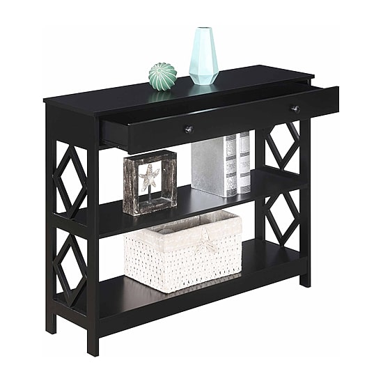 Convenience Concepts Diamond 1-Drawer Console Table