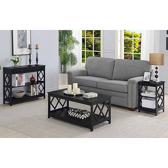 Convenience Concepts Diamond 1-Drawer Console Table