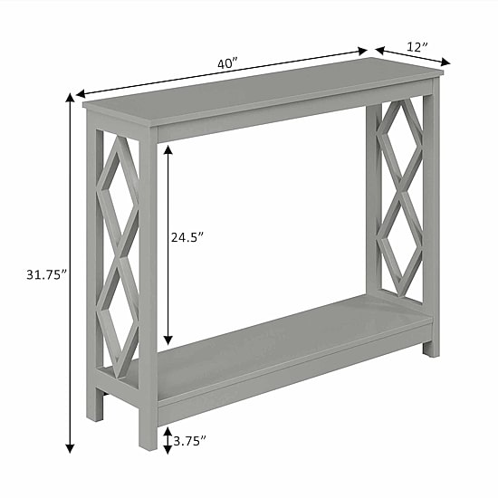 Diamond Console Table