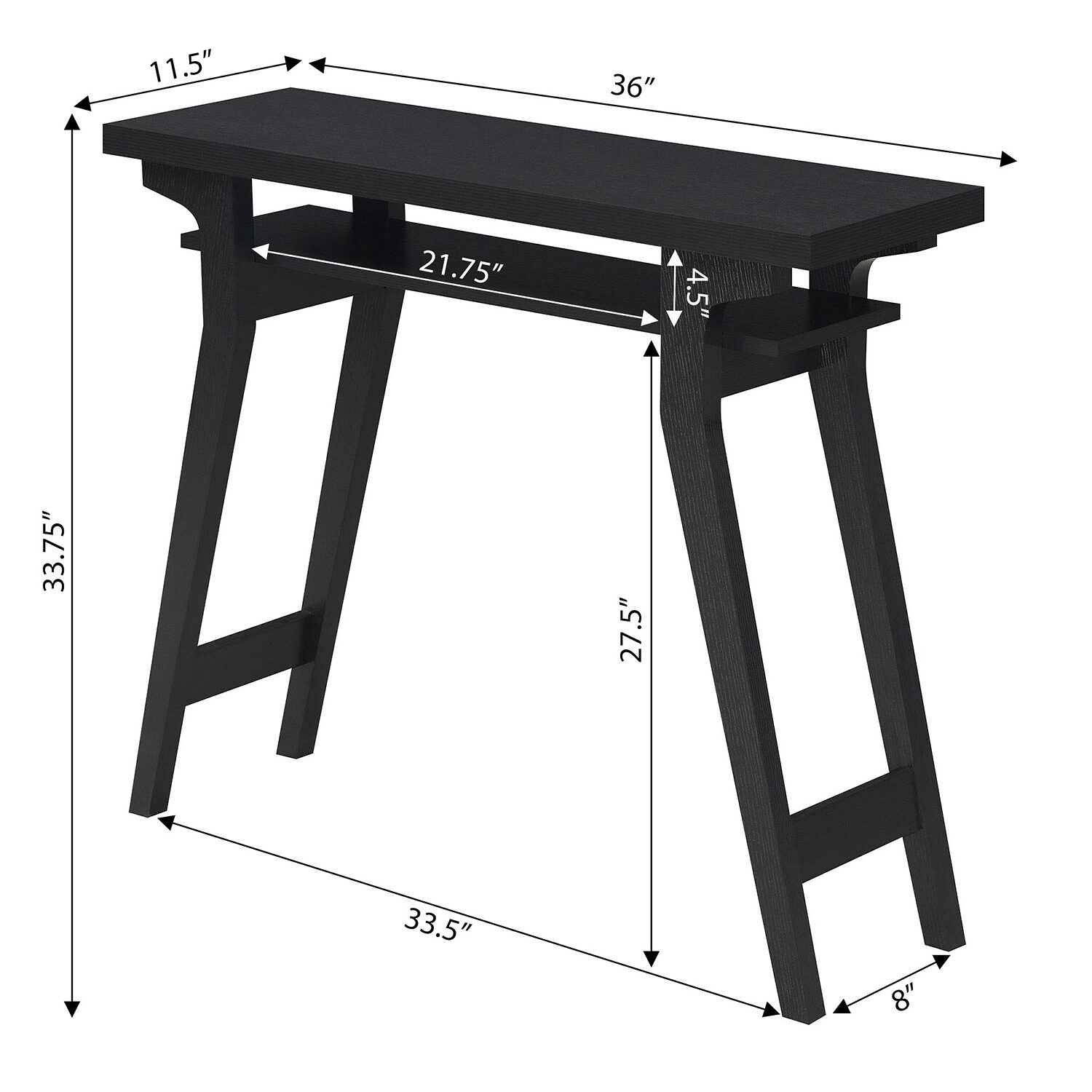 Convenience Concepts Newport Lynda Console Table
