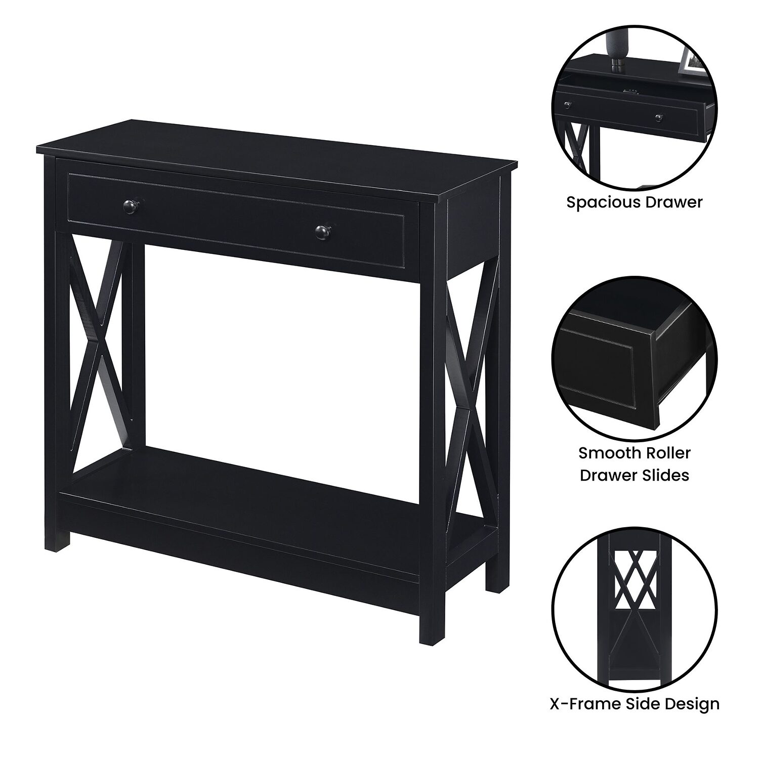 Convenience Concepts Oxford 1-Drawer Console Table