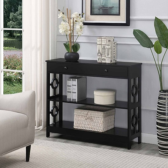 Convenience Concepts Ring 1-Drawer Console Table