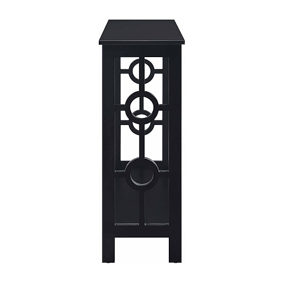 Ring Console Table With Shelf