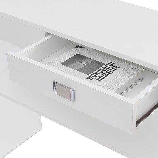 Convenience Concepts Soho Glass Top 1-Drawer Console Table
