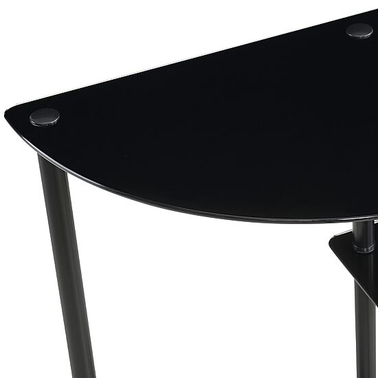 Convenience Concepts Design2go Glass Top Metal Console Table