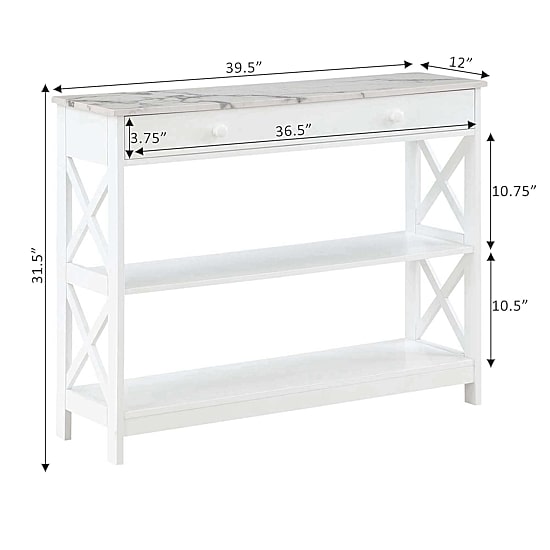 Convenience Concepts Oxford 1-Drawer Console Table