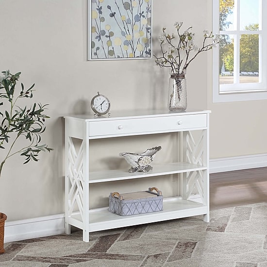 Convenience Concepts Titan 1-Drawer Console Table