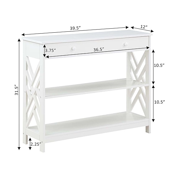 Convenience Concepts Titan 1-Drawer Console Table