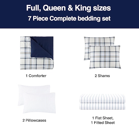Home Expressions Harrison Complete Bedding Set with Sheets