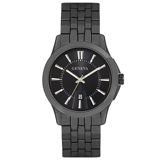 Geneva Mens Black Bracelet Watch Jry1771gu