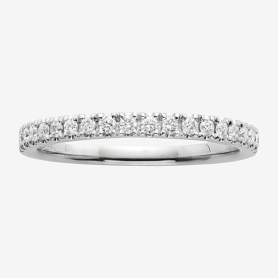 Modern Bride® Signature 1/4 CT. T. W. Diamond 14K White Gold Wedding Band