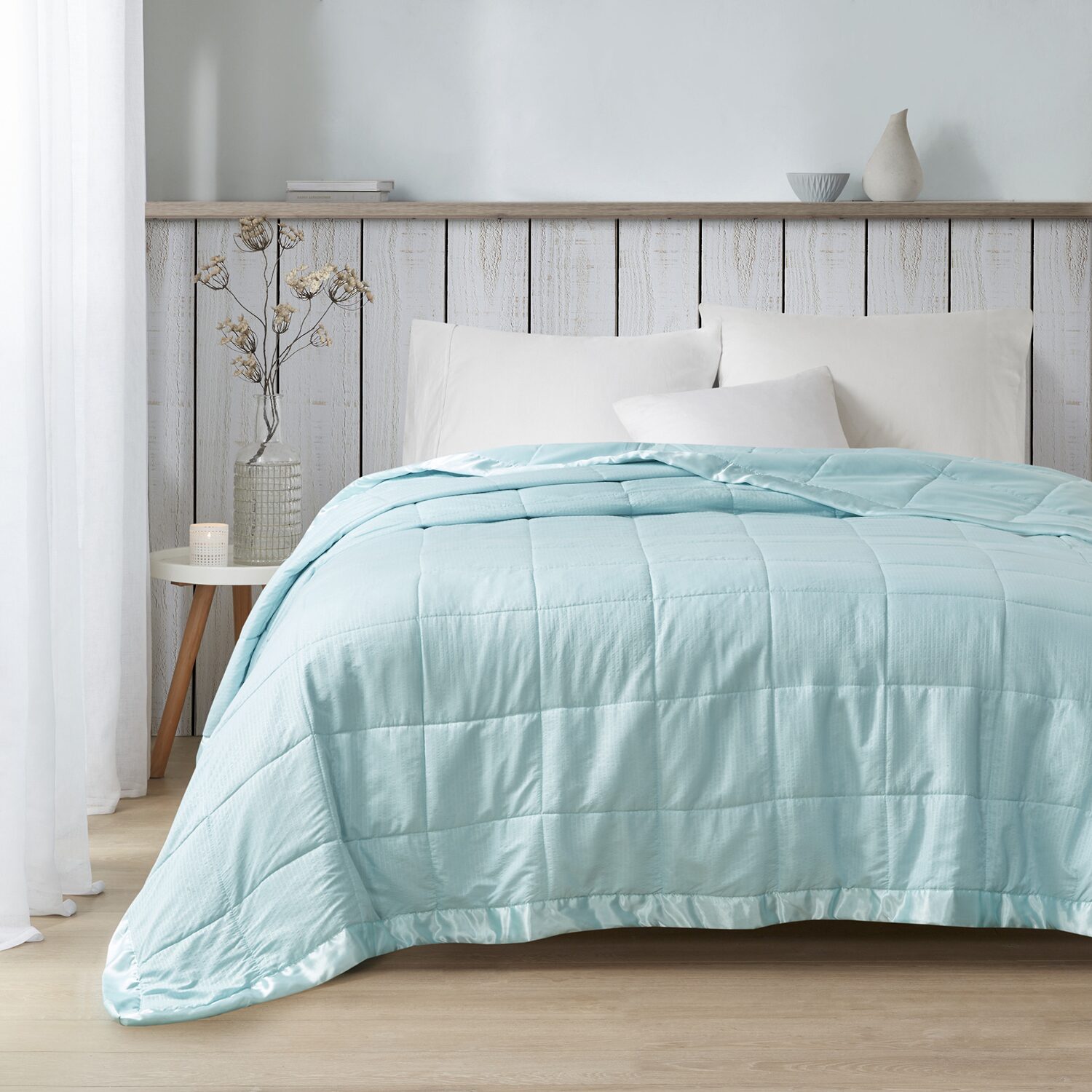 Madison Park Parkman Embossed Texture Oversized Down Alternative Blanket