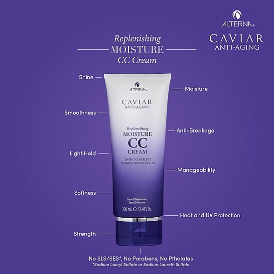 ALTERNA Caviar Replenishing Moisture Cc Cream Leave In Conditioner .9 oz