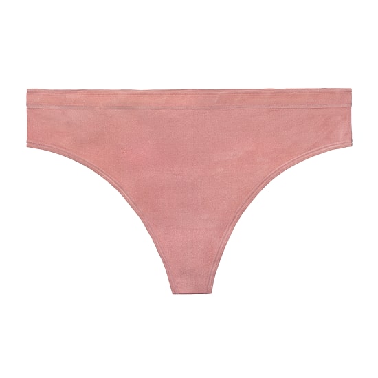 Curvy Couture Silky Smooth High Cut Thong Panty - 1378