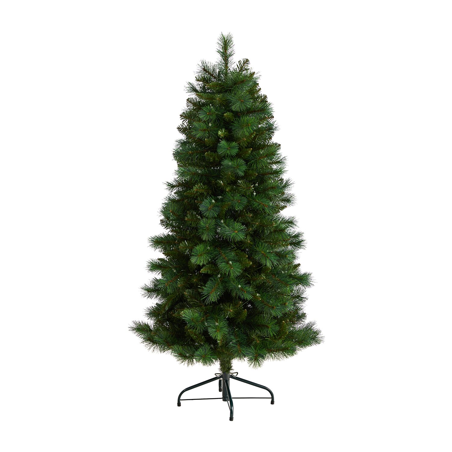 Nearly Natural Faux 5 Foot Pre-Lit Pine Christmas Tree