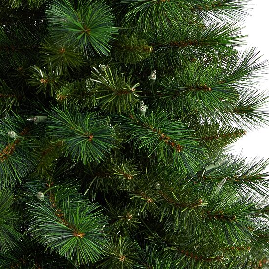 Nearly Natural Faux 5 Foot Pre-Lit Pine Christmas Tree