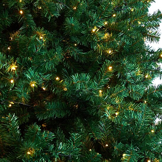 Nearly Natural Faux Douglas 11 Foot Pre-Lit Christmas Tree