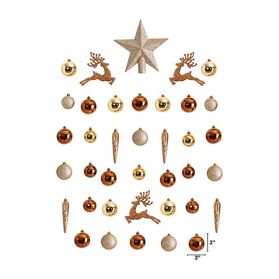 Nearly Natural Count Set 40-pc. Christmas Ornament