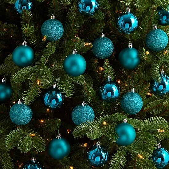 Nearly Natural Ct 2.5in. Shatterproof 30-pc. Christmas Ornament