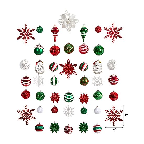Nearly Natural Set Count 70-pc. Christmas Ornament