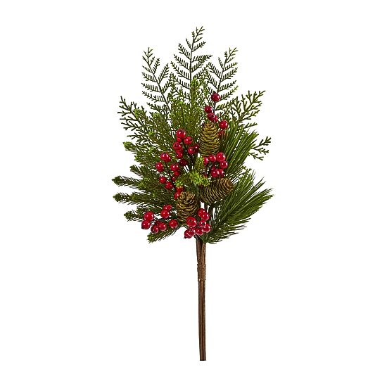 Nearly Natural Pine Artificial Plant 3-pc. Christmas Tabletop Decor