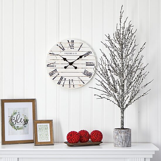 Nearly Natural Faux Twig 4 Foot Christmas Tree