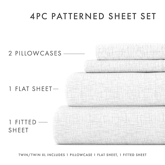 Casual Comfort™ Premium Ultra Soft Microfiber Chambray Sheet Sets
