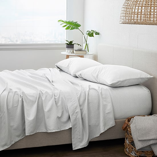 Casual Comfort™ Premium Ultra Soft Microfiber Chambray Sheet Sets