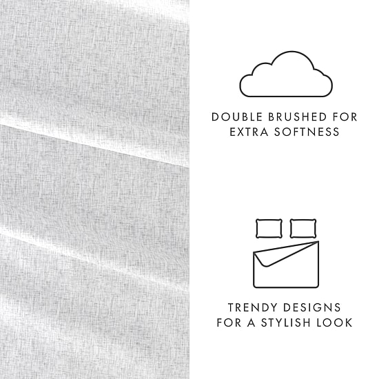 Casual Comfort™ Premium Ultra Soft Microfiber Chambray Sheet Sets