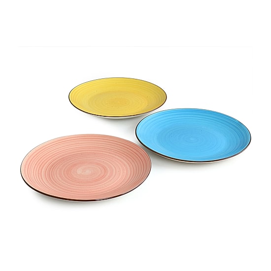 Elama Sebastian 6-pc. Stoneware Dinner Plate Set