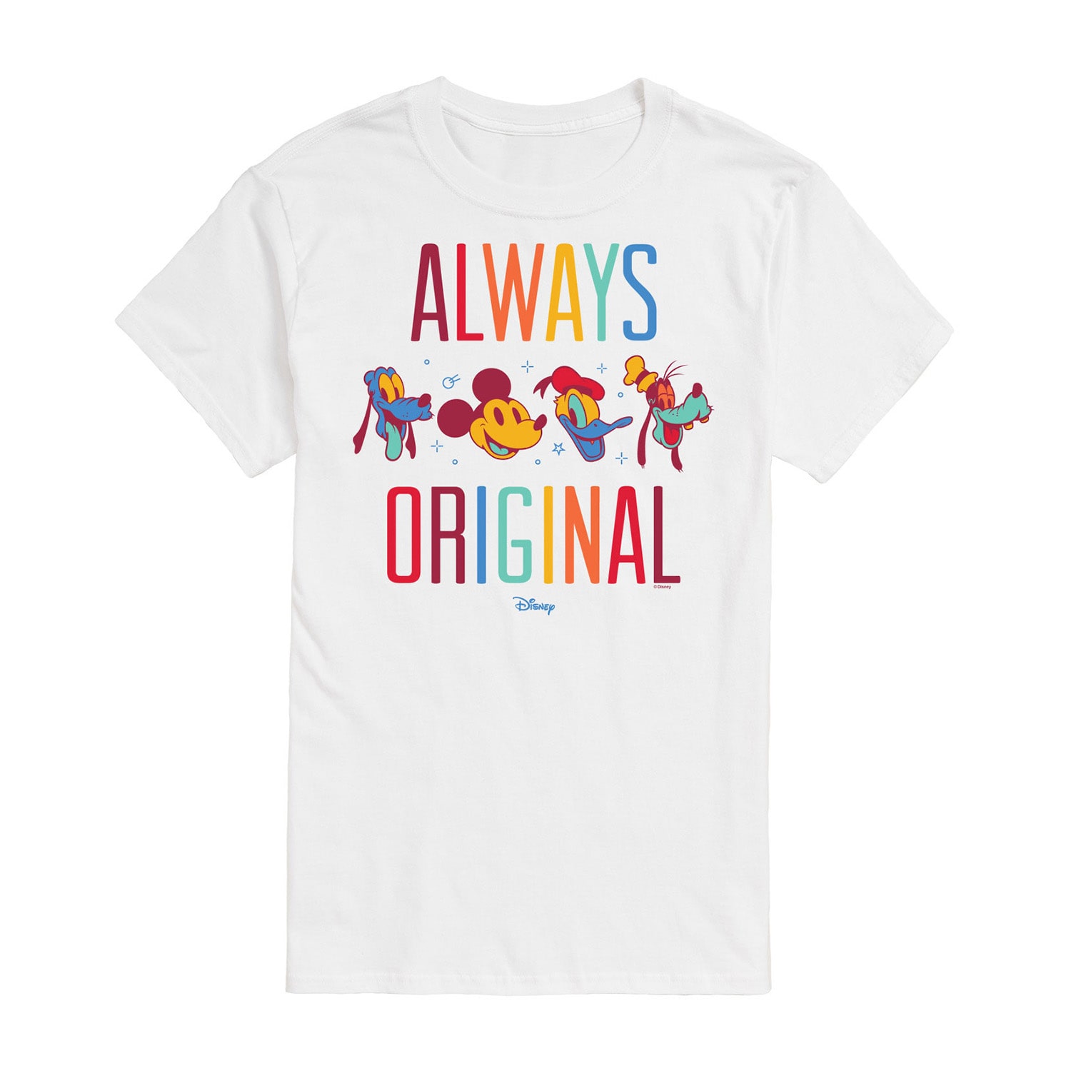 Mens Short Sleeve Mickey and Friends Graphic T-Shirt