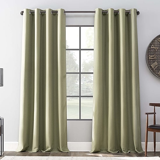 Archaeo Colt Grommet Top Energy Saving 100% Blackout Single Curtain Panel