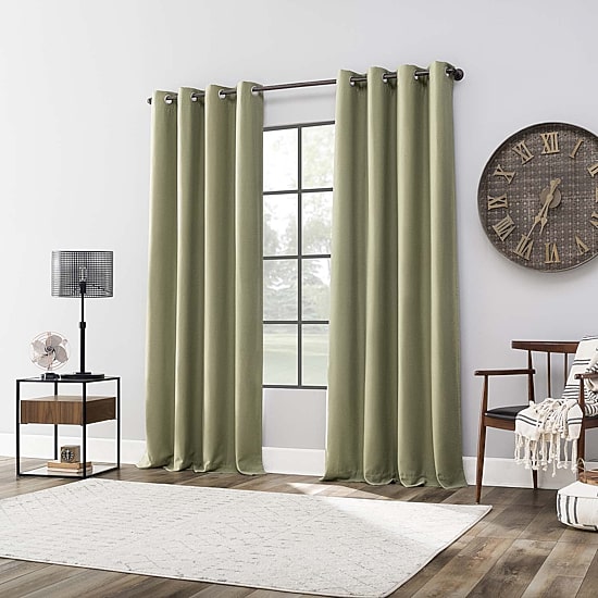 Archaeo Colt Grommet Top Energy Saving 100% Blackout Single Curtain Panel
