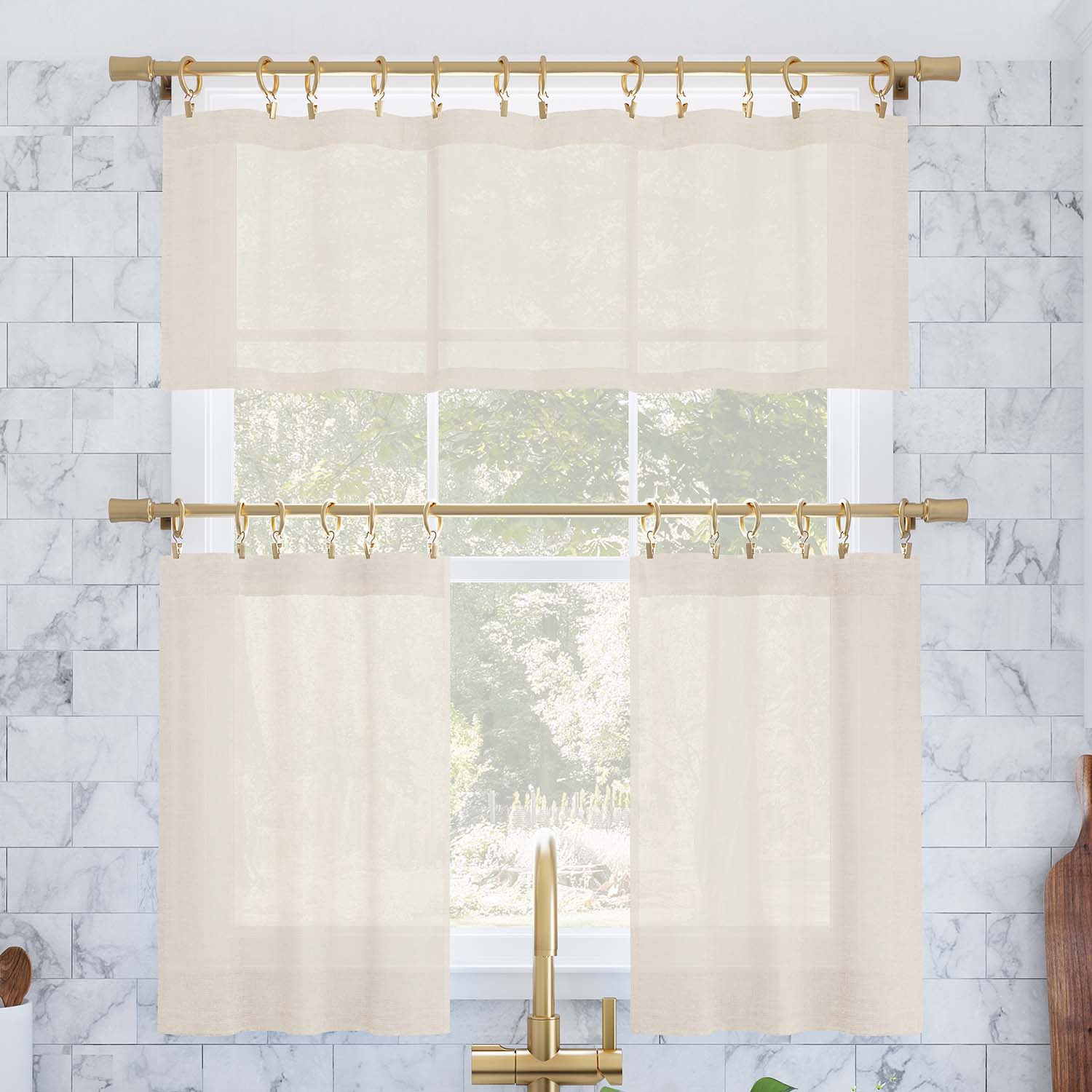 Archaeo Akari Rod Pocket Tailored Valance