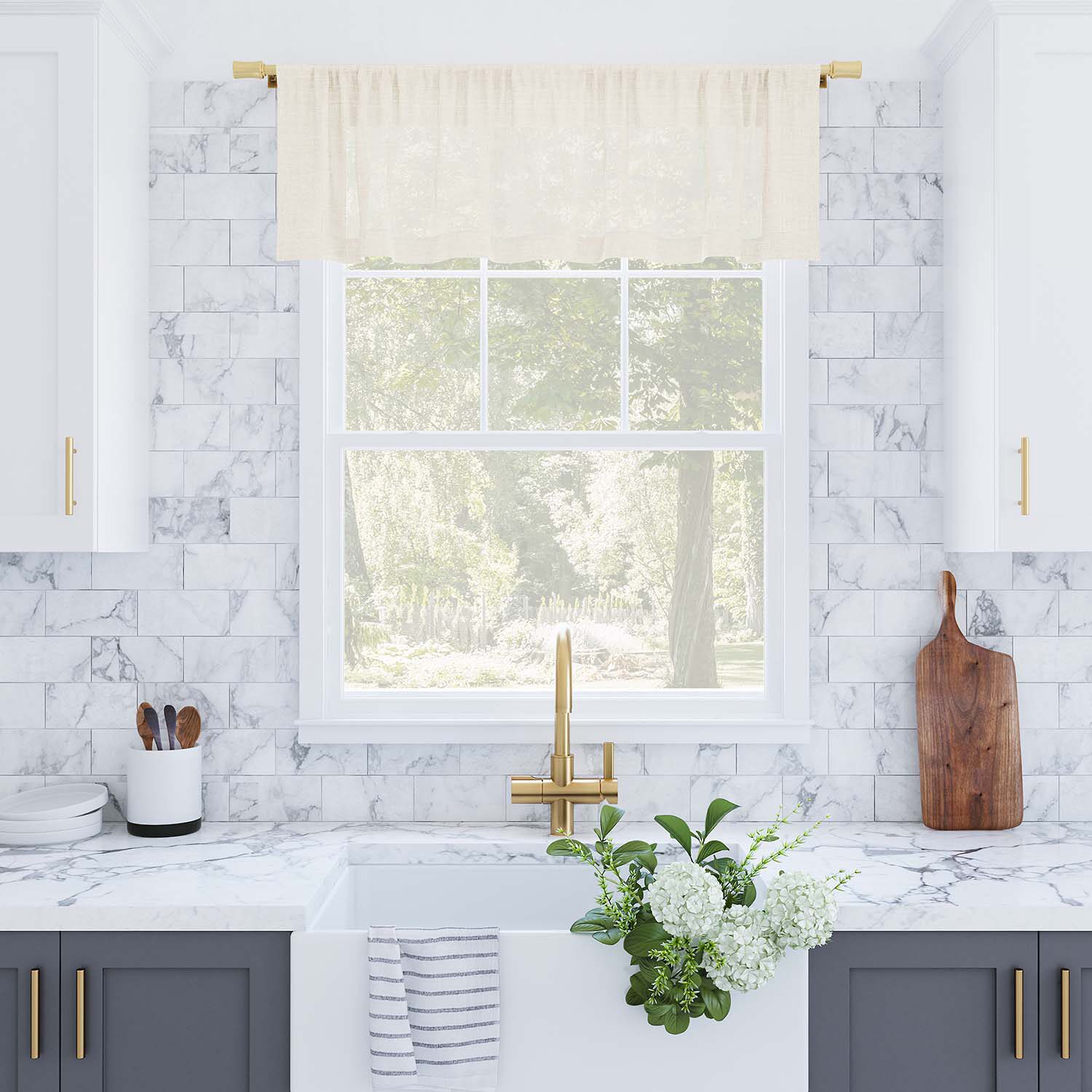 Archaeo Akari Rod Pocket Tailored Valance