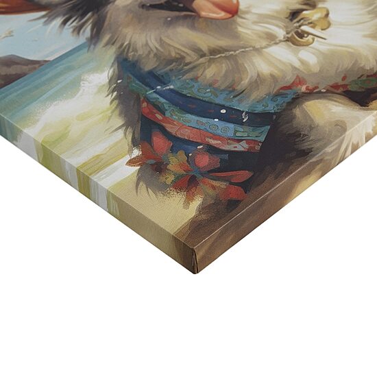 Madison Park 16 X 16 Beach Dogs Canvas Art