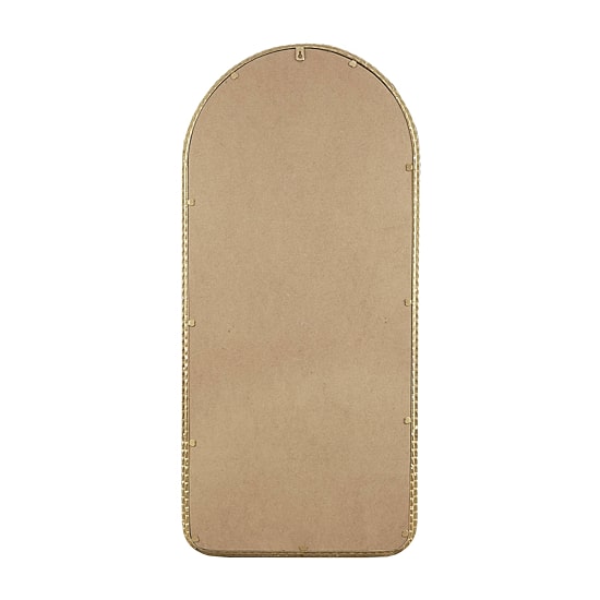 Madison Park 45 Mia Gold Metal Arch Wall Mount Wall Mirror
