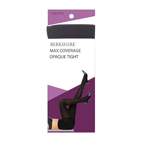 Berkshire Hosiery Womens Max Coverage Opaque 80 Denier Firm Support Tights