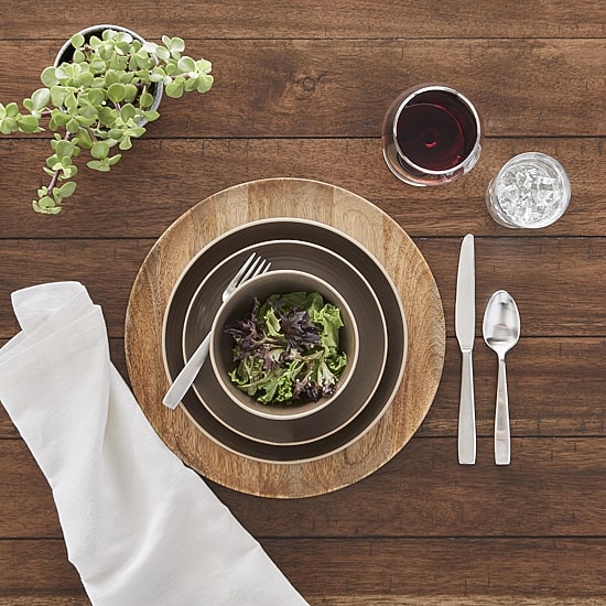Linden Street 4-pc. Stoneware Salad Plate