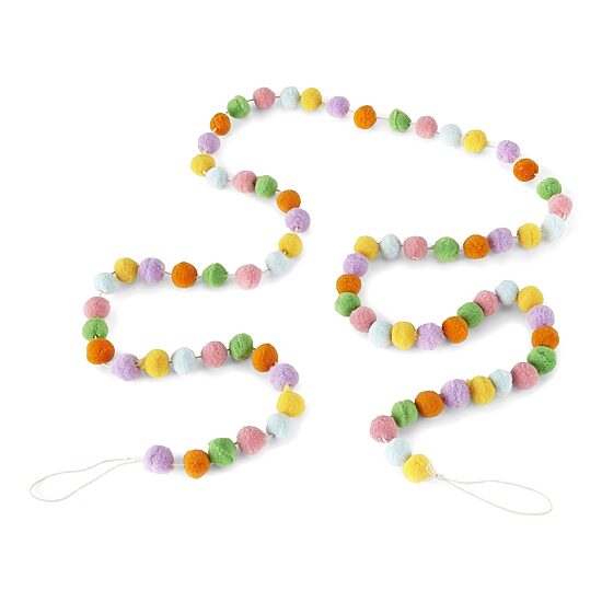 Hope & Wonder 6' Easter Pom Pom Garland