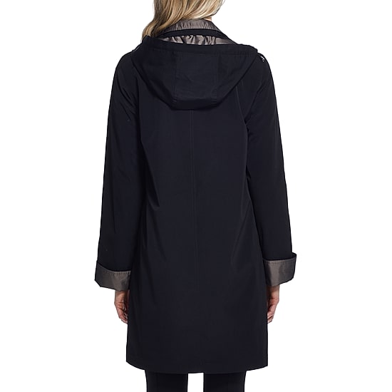Gallery Womens Water Resistant Midweight Raincoat