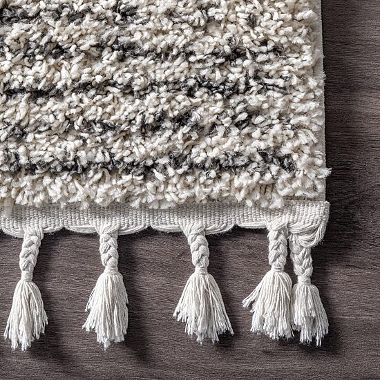 Nuloom Sqbria Striped Indoor Square Area Rug